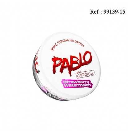 Boite PABLO Exclusive Fraise Pastèque 50mg de 20 sachets de 12g
