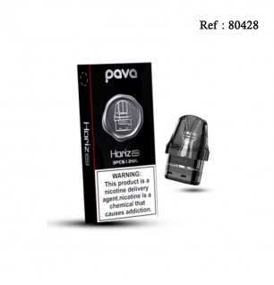 Cartouche Rechargeable Pava Horiz Pod 2ml/pcs 0.6Ohm - boite 3pcs