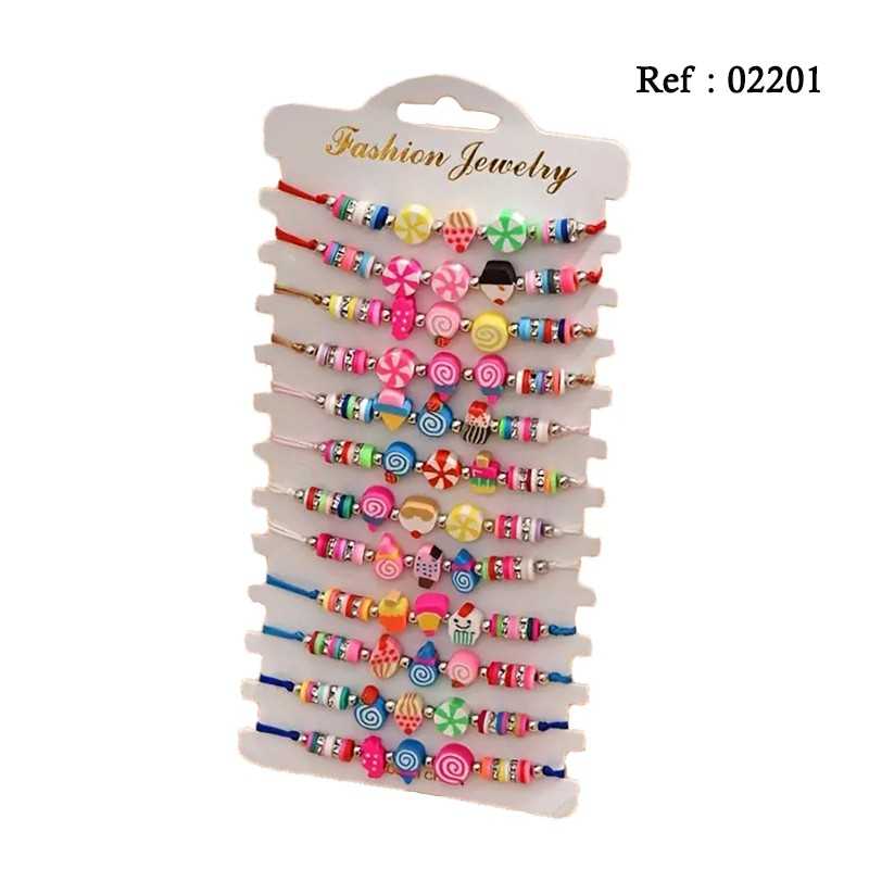 Bracelet pearls Treats assorted per 12 pcs