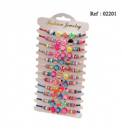 Bracelet pearls Treats assorted per 12 pcs