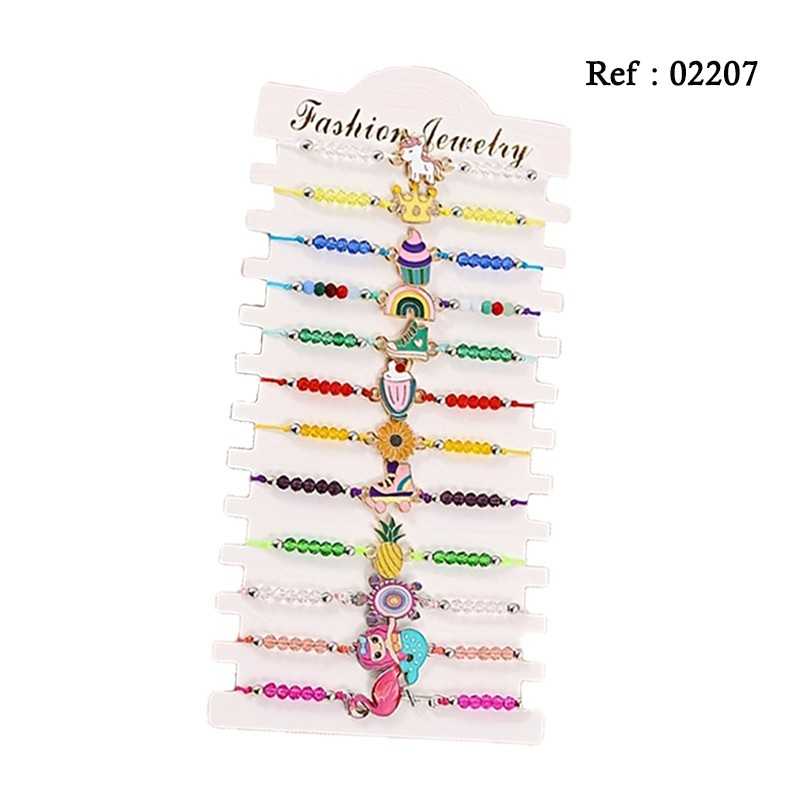 Bracelet pearls Friendship assorted per 12 pcs