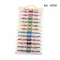 Bracelet pearls Colorful Butterfly assorted per 12 pcs