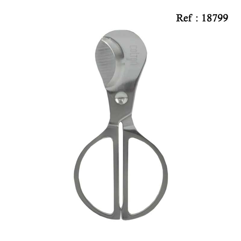 Cigar Scissor Silver in display of 24 pcs