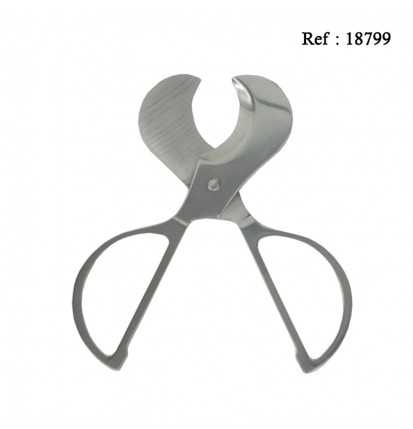 Cigar Scissor Silver in display of 24 pcs