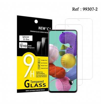 Verre Trempé Compatible IP 15 PRO Transparent