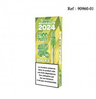 Starter Kit Ananas Glacé 1.7% WPuff Pods 2.0 (Batterie + 3 Pods) 2400 puffs