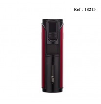 Briquet MYON CABRIS 5 Jet Rouge, avec emporte pièce