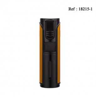 Briquet MYON CABRIS 5 Jet Jaune, avec emporte pièce