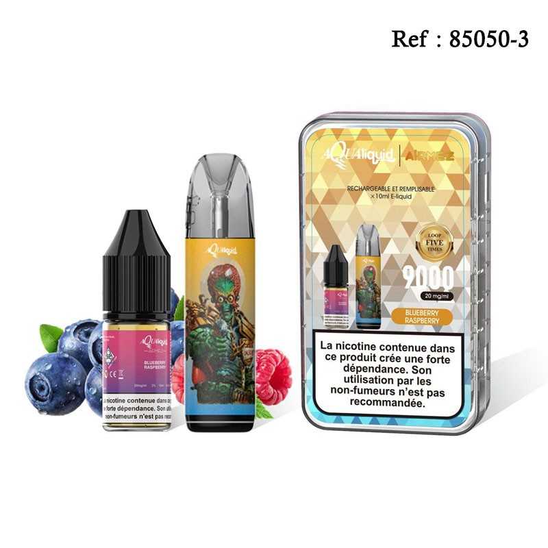 9K AIRMEZ AQUALIQUID 2% Blueberry Raspberry