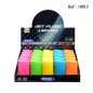 Briquet torche ATOMIC coloris néon gomme, display de 25