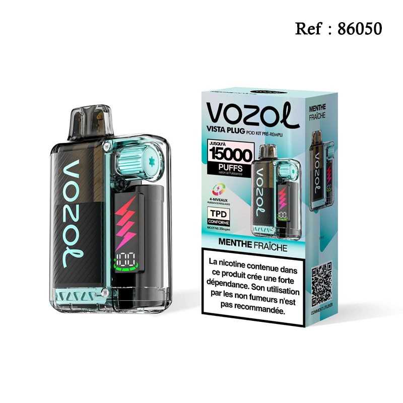 15K VOZOL VISTA PLUG 2% Menthe Fraîche (2mL + 10mL)