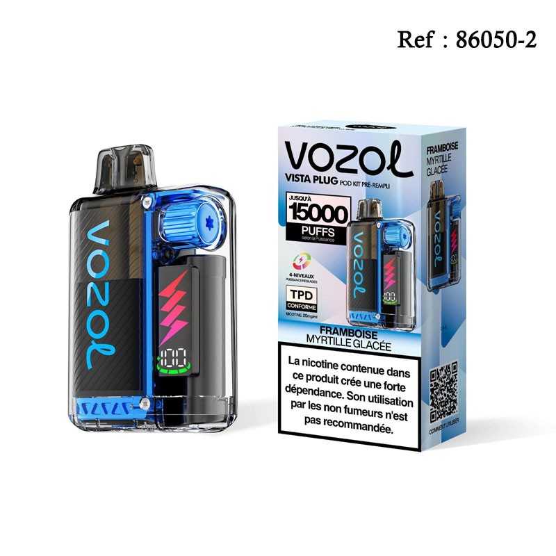 15K VOZOL VISTA PLUG 2% Framboise Myrtille Glacée (2mL + 10mL)