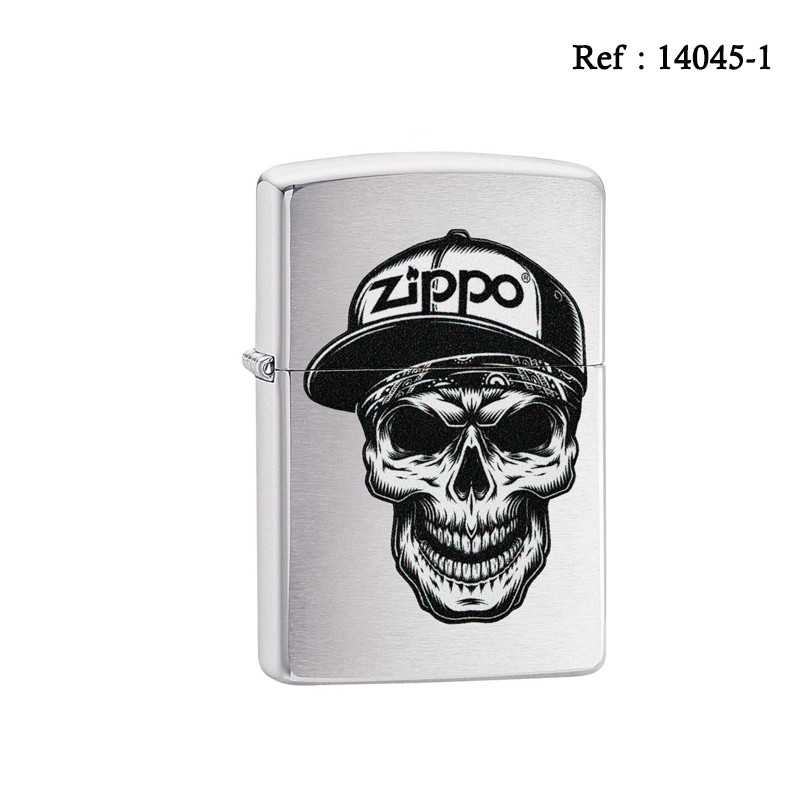Briquet essence ZIPPO décor Skull with Cap