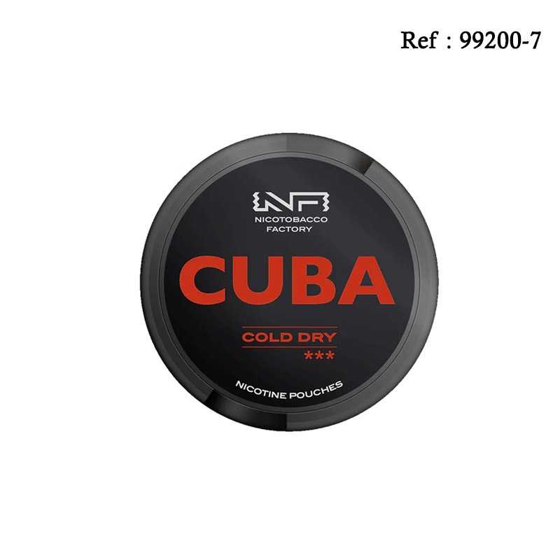 Cuba Nicotobacco Factory Cold Dry 50mg 20 chewing bags 13 g