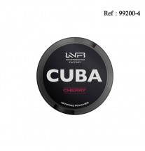 Boîte CUBA NICOTOBACCO FACTORY Cherry 50mg de 20 sachets de 13 g