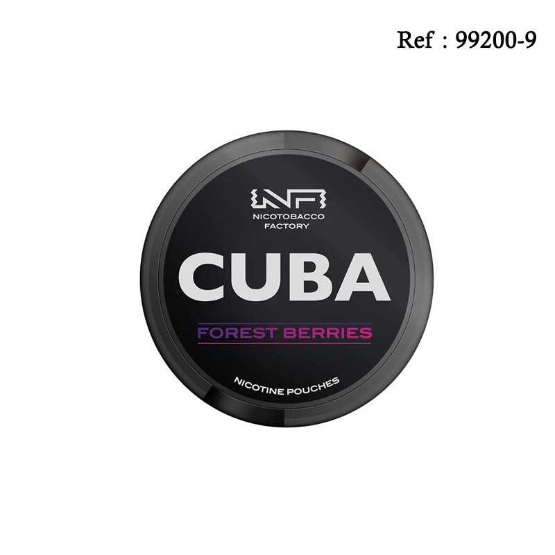 Cuba Nicotobacco Factory Forest Berries 50mg 20 chewing bags 13 g