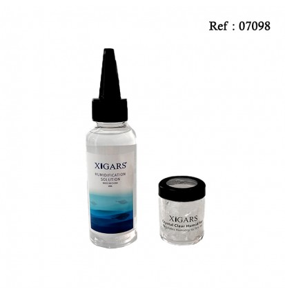 Pack Solution d'humidification Humidorius 100 mL + Boîte Cristaux