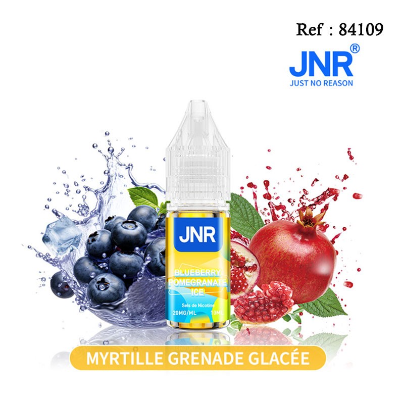 E-liquide Falcon-X JNR Myrtille Grenade Glacé 10mL 20mg/mL