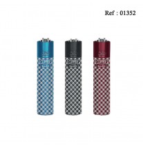 Briquet Pierre CLIPPER British Design, display de 12 assortis