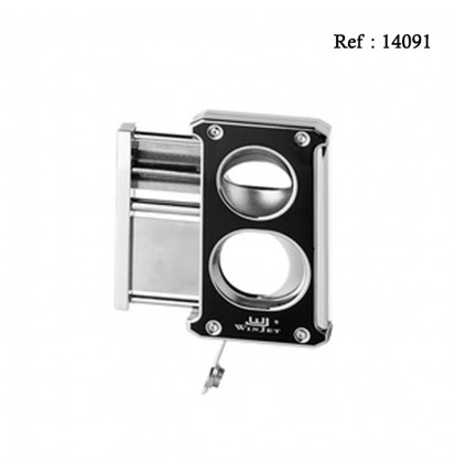 Coupe-cigares Winjet Noir/Chromé, 3 en 1