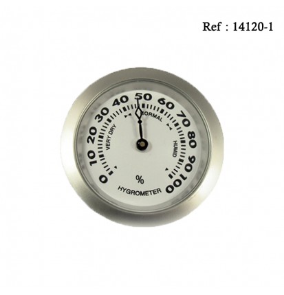 Hygrometer Chrom 3.5 cm