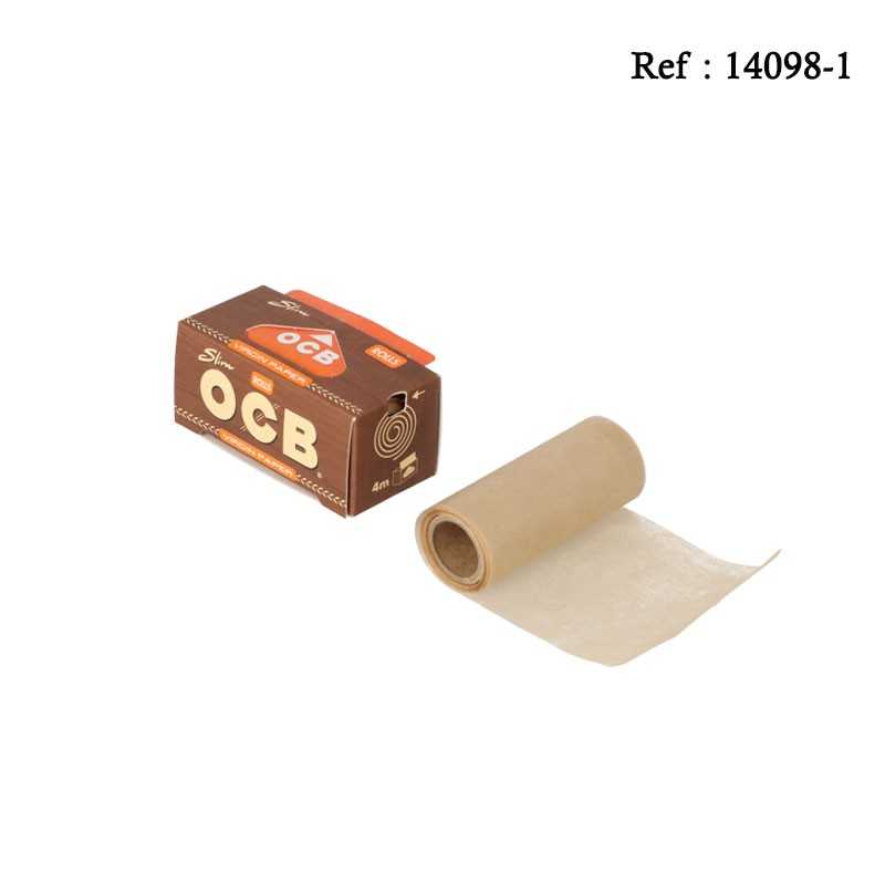 Papier à cigarettes OCB Virgin Slim, 5mx44 mm, display de 24 rouleaux