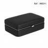 Cave de voyage diamond noir, avec coupe-cigare, 190 x125 x70