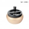 Cendrier poussoir Doré brillant Ø 13cm
