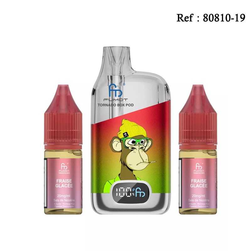 28K Strawberry Ice 20mg/mL Tornado Box Pod Fumot