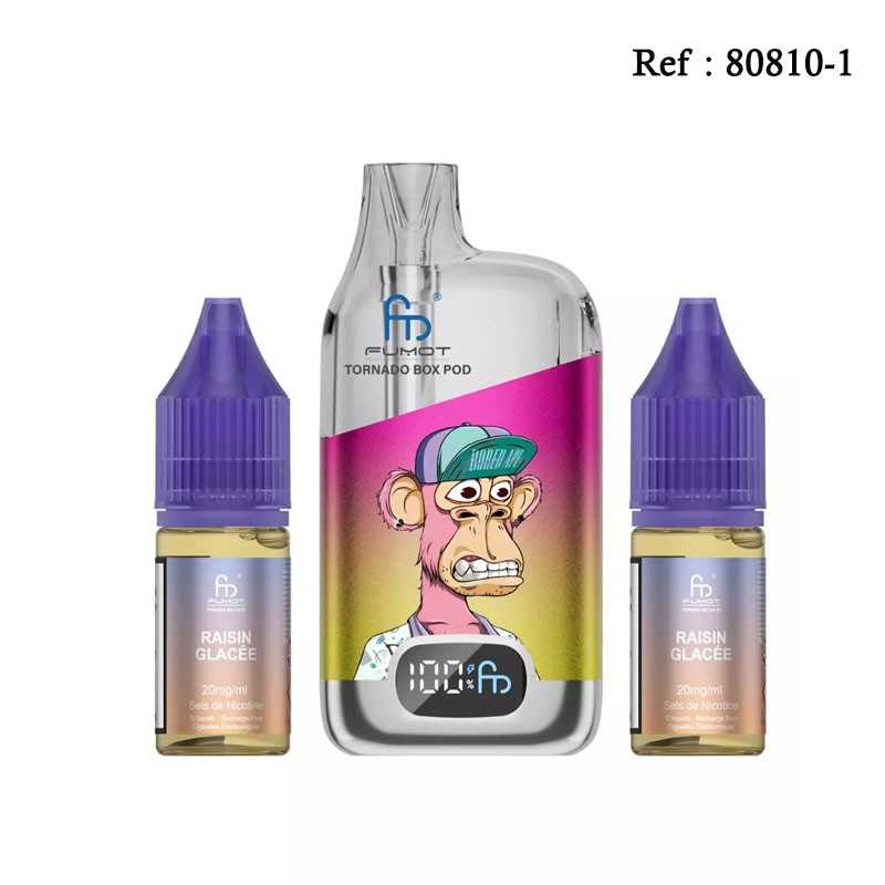 28K Raisin Glacé 20mg/mL Tornado Box Pod Fumot