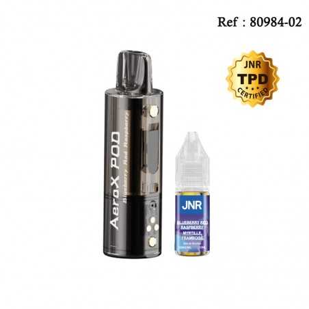 32K Blueberry Red Raspberry 20mg/mL AeroX Pod + e-liquide JNR