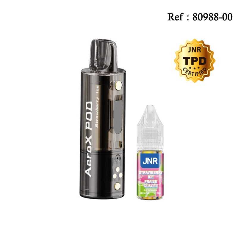 32K Strawberry Ice 20mg/mL AeroX Pod + e-liquide JNR
