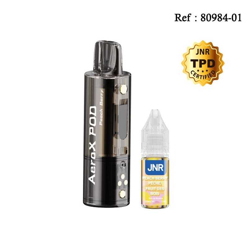32K Peach Berry 20mg/mL AeroX Pod + e-liquide JNR