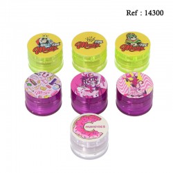 Grinder plastique Monkeyking, Ø 5 cm, 4 éléments, display de 12