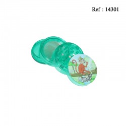 Grinder plastique Monkeyking, Ø 5 cm, 4 éléments, display de 12