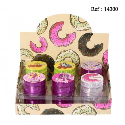 plastic grinder Monkeyking Ø 5 cm, 4 parts, assorted per 12 pcs