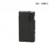 Briquet Jet Eurojet Noir craquelé avec emporte pièce Ø 8mm