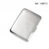 16-cigarette case, 85mm chrome brushed