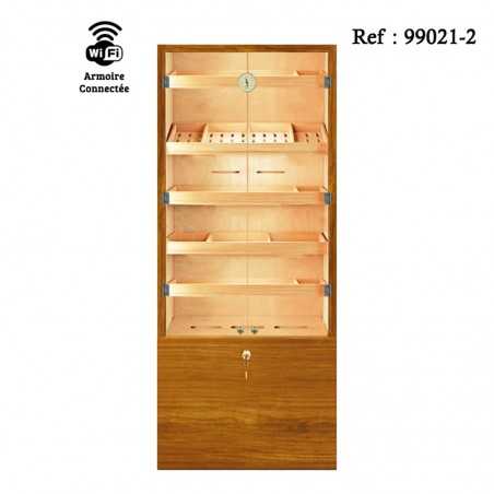 Armoire à cigares double porte HUMIDORIUS Cèdre