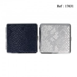 Etui à cigarettes en cuir pour 20 cigarettes, display de 8pcs