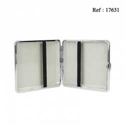 Leather 20-cigarette case, display of 8pcs