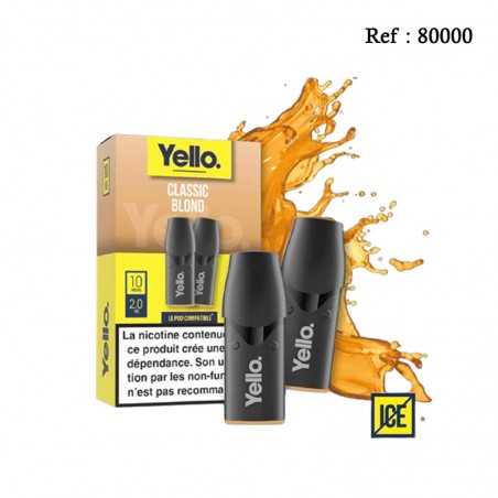 Pack 2 pods Classic Blond 10mg/mL YELLO