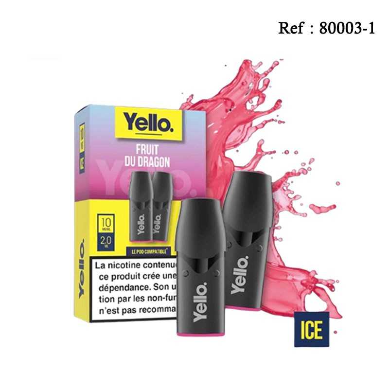 Pack 2 pods Fruit du dragon 20mg/mL YELLO
