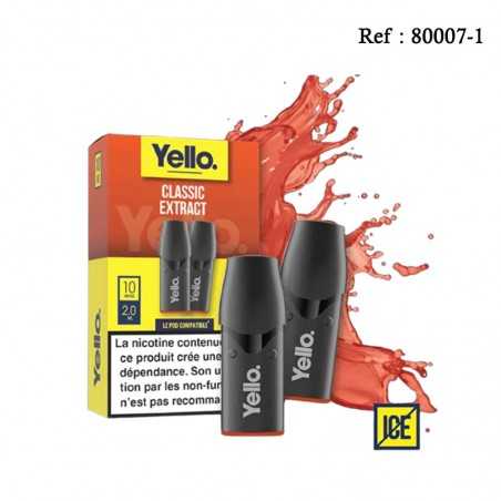 Pack 2 pods Classic Extract 20mg/mL YELLO