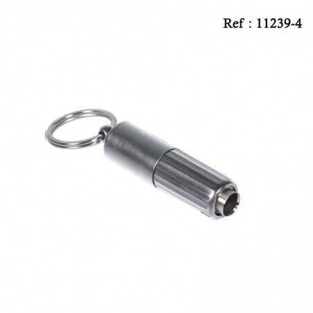 Emporte pièce Argent satiné Rond 2 coupes 10-12mm & porte-clés