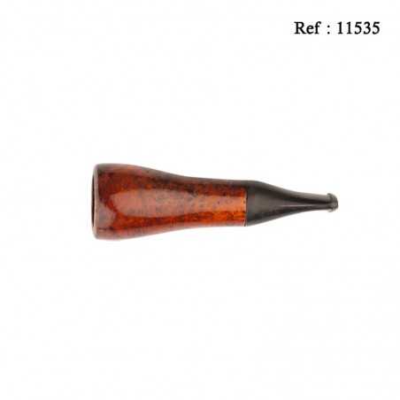 Cigar Holder briar wood orange/black, 17mm