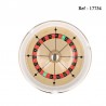 Cendrier Roulette Casino blanc