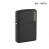 Briquet ZIPPO Noir craquelé ZL