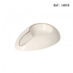Cendrier cigare blanc 1 cigare