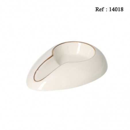 Cendrier cigare blanc 1 cigare